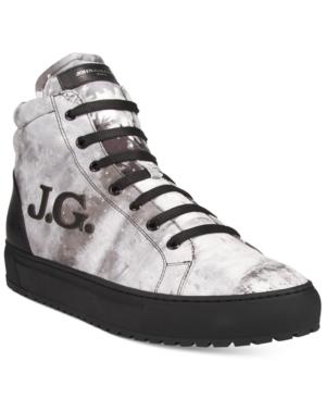 John Galliano Men's Gig B Printed High-tops Men's Shoes