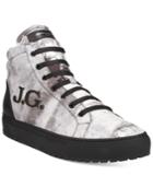 John Galliano Men's Gig B Printed High-tops Men's Shoes