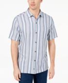Tommy Bahama Men's Tropical Stripe Silk Shirt