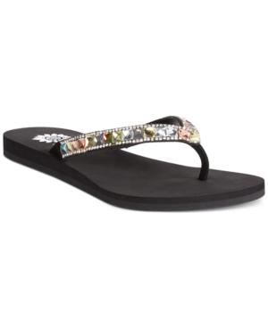 Yellow Box Jubilee Jeweled Thong Sandals Women's Shoes