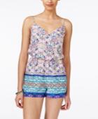 Be Bop Juniors' Printed Surplice Romper