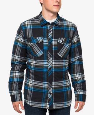 O'neill Men's Hueneme Sherpa-lined Plaid Flannel Shirt