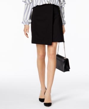 Grace Elements Faux-wrap Mini Skirt