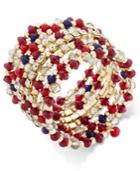 Inc International Concepts Gold-tone Berry Beaded Coil Bracelet, Only At Macy's
