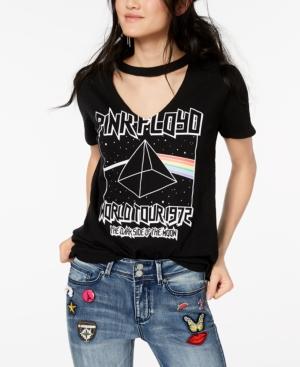 Freeze 24-7 Juniors' Pink Floyd Lace-up T-shirt
