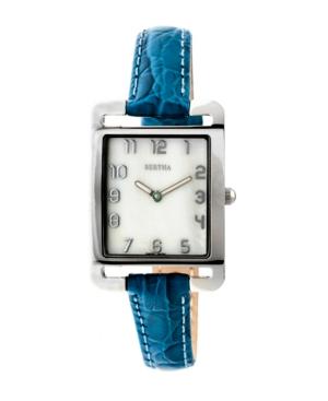 Bertha Quartz Marisol Collection Blue Leather Watch 21mm