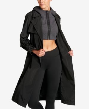 Dkny Layered-look Hooded Trench Coat