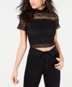 Guess Adelaide Lace Crop Top