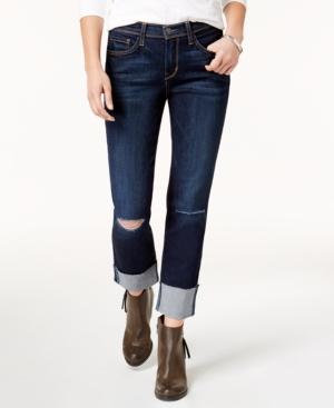 Flying Monkey Ripped Cuffed Straight-leg Jeans