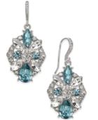 Charter Club Clear & Colored Crystal Drop Earrings, Only At Macy's