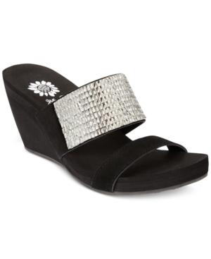 Yellow Box Olivia Wedge Sandals Women's Shoes