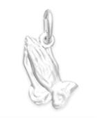 Rembrandt Charms Sterling Silver Praying Hands Charm