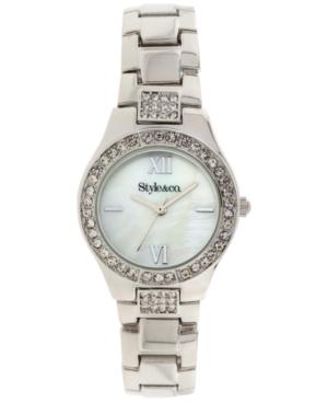 Style & Co. Women's Silver-tone Bracelet Watch 28mm Sy027s