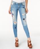 Guess Ripped Voila Wash Skinny Jeans