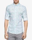 Calvin Klein Men's Stained Glass Print Long-sleeve Shirt