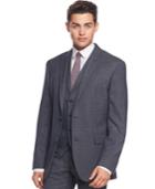 Bar Iii Navy And Charcoal Texture Slim-fit Jacket, Only At Macy's