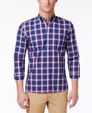 Brooks Brothers Red Fleece Men's Grid-pattern Cotton Shirt