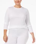 Cuddl Duds Climatesmart Plus Size Long Sleeve T-shirt