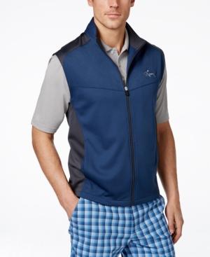 Greg Norman For Tasso Elba Men's Bonded Knit Vest, Only At Macy's