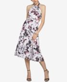 Fame And Partners Floral Cutout Dress