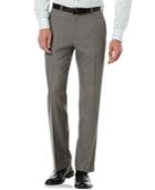 Perry Ellis Flat-front Heather-stripe Textured Dress Pants