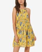 O'neill Juniors' Floral-print Crinkle Dress