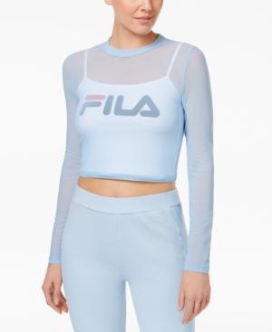 Fila Rachelle Sheer Cropped Top