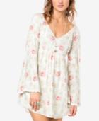 O'neill Hallie Printed Empire-waist Dress