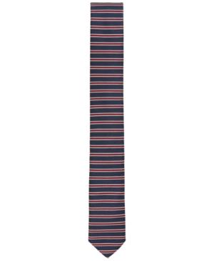 Boss Men's Striped Slim Silk Tie