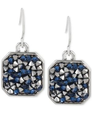 Kennneth Cole Blue Stone Square Drop Earrings
