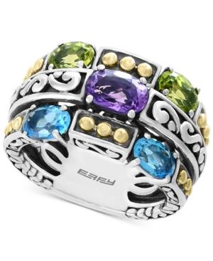 Effy Multi-gemstone Statement Ring (2-9/10 Ct. T.w.) In Sterling Silver & 18k Gold