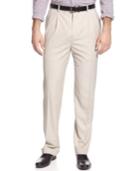 Louis Raphael Pants, Hidden Extention Classic Fit Pleated Pants