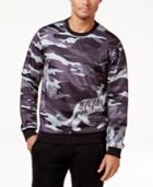 Versace Jeans Men's Camo Graphic Print Sweatshirt
