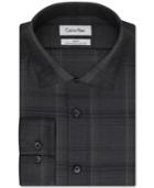 Calvin Klein Steel Slim-fit Non-iron Performance Multi-check Shirt