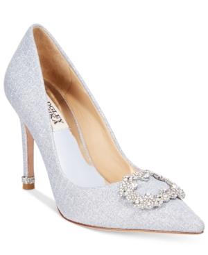 Badgley Mischka Nichole Ii Pointed-toe Evening Pumps Women's Shoes