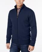 Weatherproof Vintage Men's Lined Zip-front Cardigan, Classic Fit