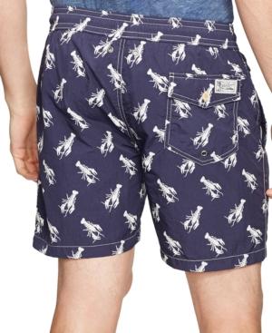 Polo Ralph Lauren Men's Swordfish-print Traveler Swim Shorts