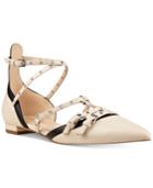 Nine West Aweso Buckle Pointed-toe Flats Women's Shoes