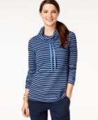 American Living Cowl-neck Striped Pullover Top, Only At Macy's