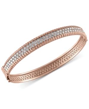 Trio By Effy Diamond Bangle Bracelet (2-1/6 Ct. T.w.) In 14k White, Yellow And Rose Gold