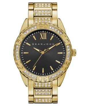 Sean John Men's Bond Gold Alloy Bracelet Watch 48mm