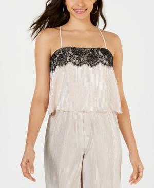 Leyden Lace-trim Crisscross Camisole