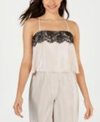 Leyden Lace-trim Crisscross Camisole