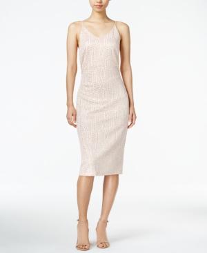 Bar Iii Metallic Slip Dress, Only At Macy's
