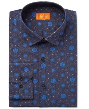 Tallia Men's Fitted Medallion Printed Dress Shirt
