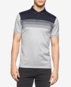 Calvin Klein Men's Chest-stripe Cotton Polo