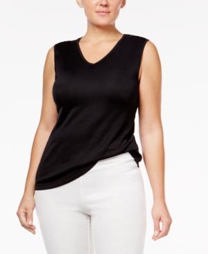 Cuddl Duds Women's Plus Size Softwear Tank Top