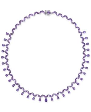 Amethyst All-around Statement Necklace (28-3/4 Ct. T.w.) In Sterling Silver