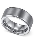 Triton Men's Tungsten Ring, 8mm Wedding Band