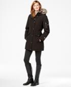 London Fog Faux-fur-trim Hooded Parka